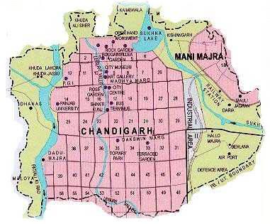 chandigarh-map
